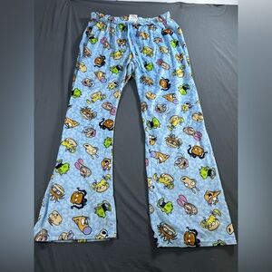 Nickelodeon Blue Cartoon Character Pajama Bottoms P0035